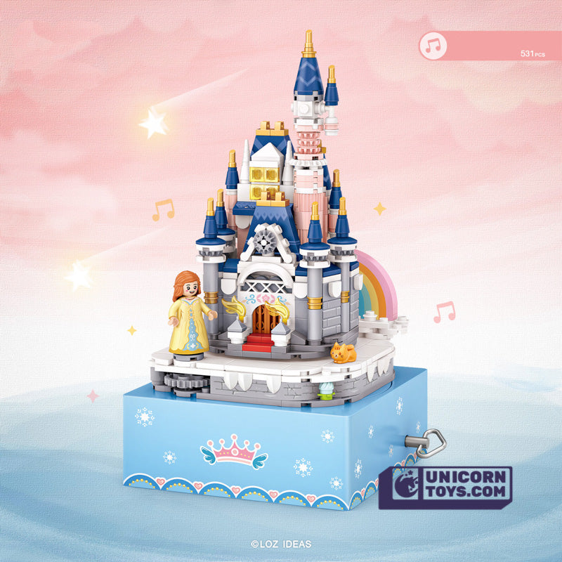 Castle - Music Box | LOZ1220 Mini Block Building Set for Ages 14+