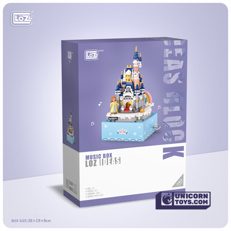 Castle - Music Box | LOZ1220 Mini Block Building Set for Ages 14+