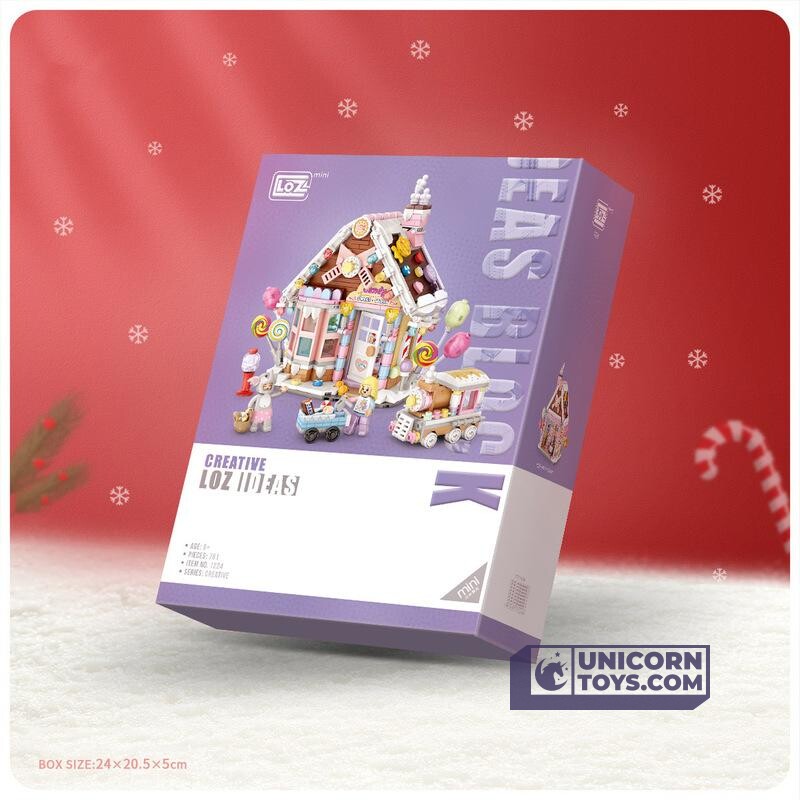 Candy House | LOZ 1224 Mini Block Set Fairy Tale for Ages 10+