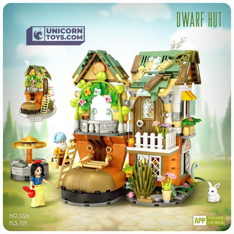 Dwarf Hut | LOZ 1226 Mini Block Building Bricks Set Fairy Tale for Ages 10+