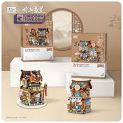LOZ Building Blocks Educational Toy Traditional Chinese Market LOZ Building Blocks Educational Toy Traditional Chinese Market