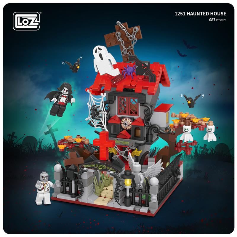 Haunted House | LOZ 1251 Mini Block Building Bricks Set Fairy Tale for Ages 10+
