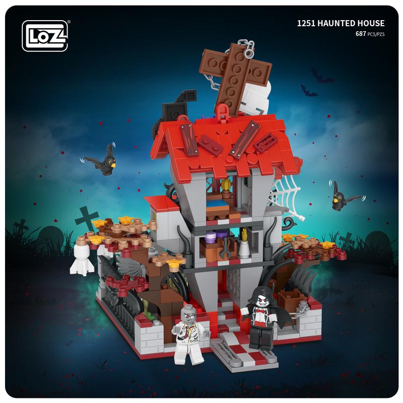 Haunted House | LOZ 1251 Mini Block Building Bricks Set Fairy Tale for Ages 10+