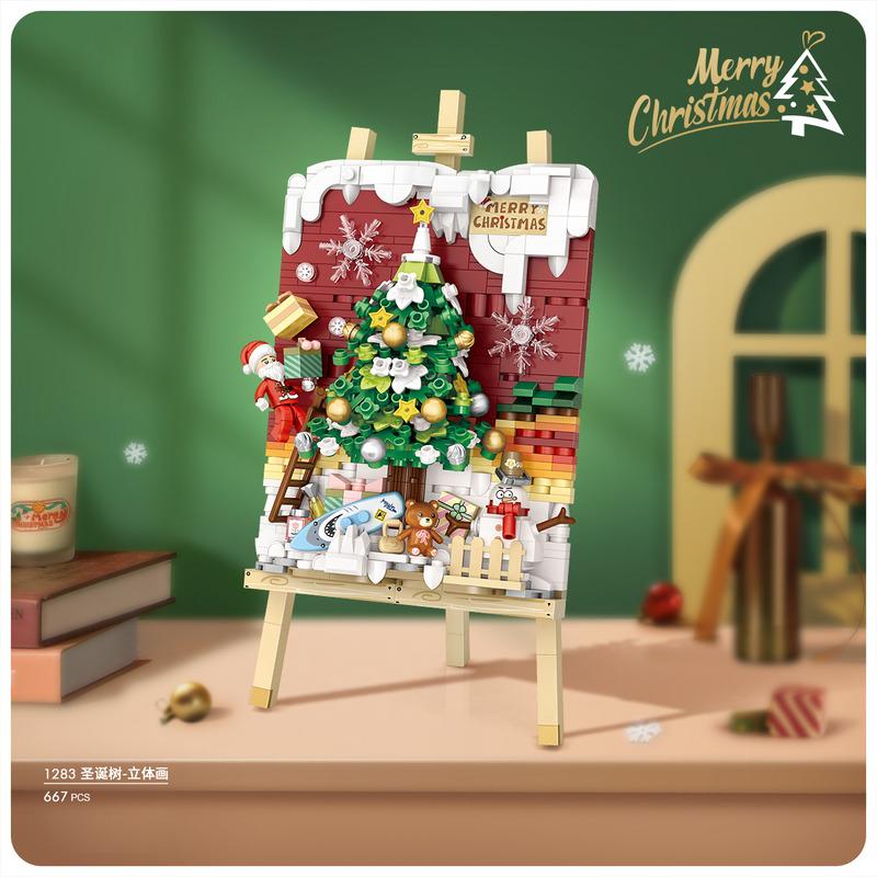 Christmas Tree | LOZ 1283 Mini Block Painting Set for Ages 10+