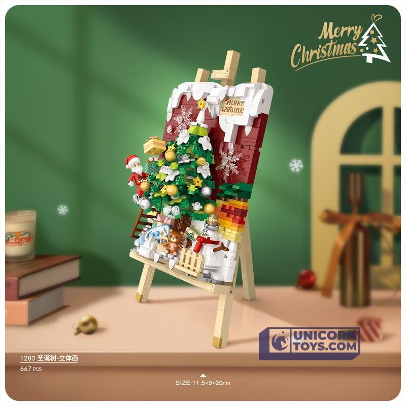 Christmas Tree | LOZ 1283 Mini Block Painting Set for Ages 10+