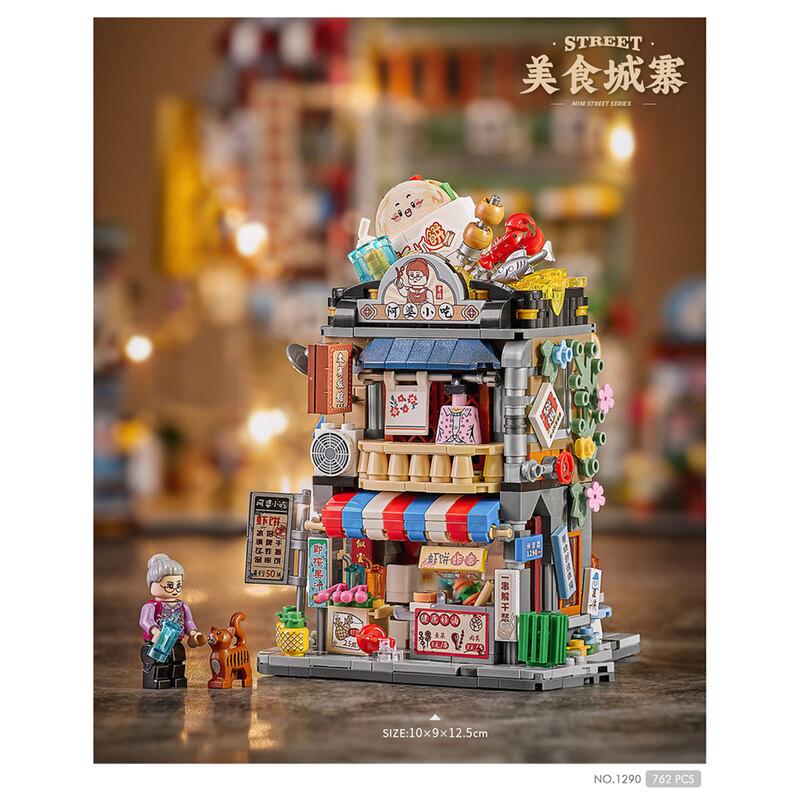 Granny Snack Bar LOZ 1290 Building Bricks Mini Street Food Set for Ages 10+