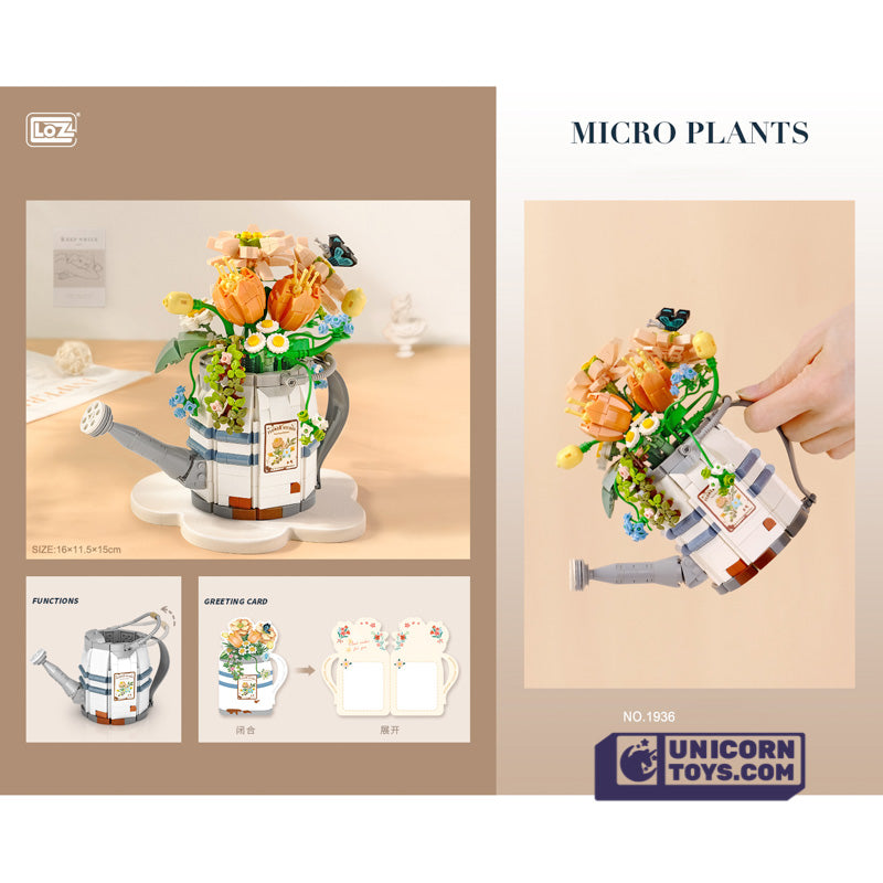 Micro Potted Plant| LOZ 1936 Mini Block Building Set for Ages 6+