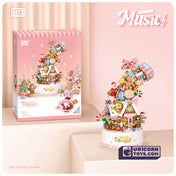 Christmas Music Box with button cell | LOZ1957 Mini Block Building Set for Ages 14+