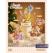 Christmas Music Box with button cell | LOZ1957 Mini Block Building Set for Ages 14+