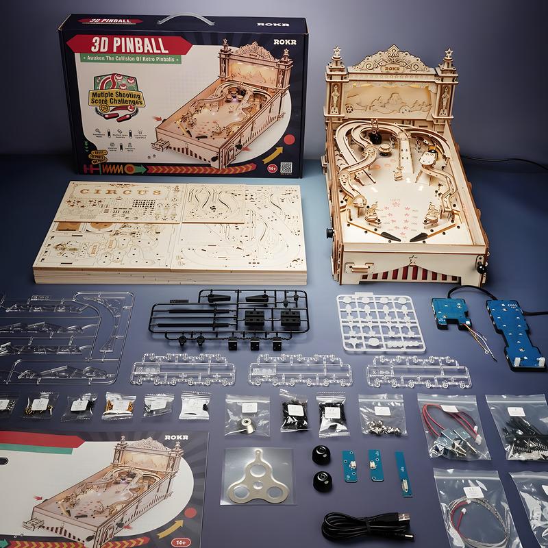 Canada ROKR Mechanical Pinball Machine EG01 DIY 3D Wooden Puzzle