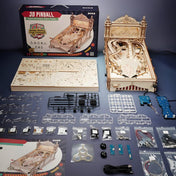 Mechanical Pinball Machine | Robotime ROKR EG01 3D Wooden Puzzle Kit