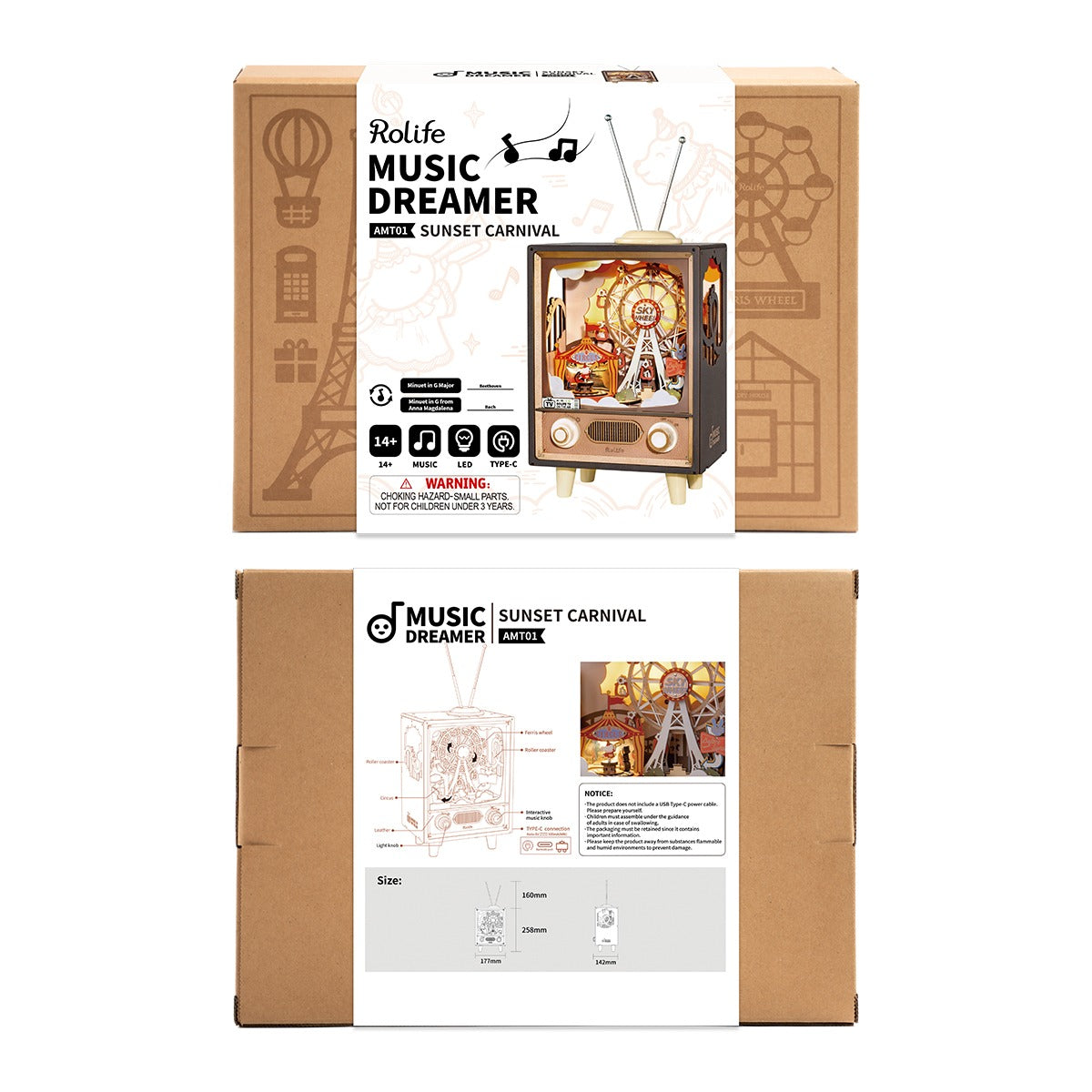 ラッキールーディー　BOX　FRAME ROBOTIME/ROLIFE/ROKR - Damaged Box Items – Unicorn Enterprises Corp.