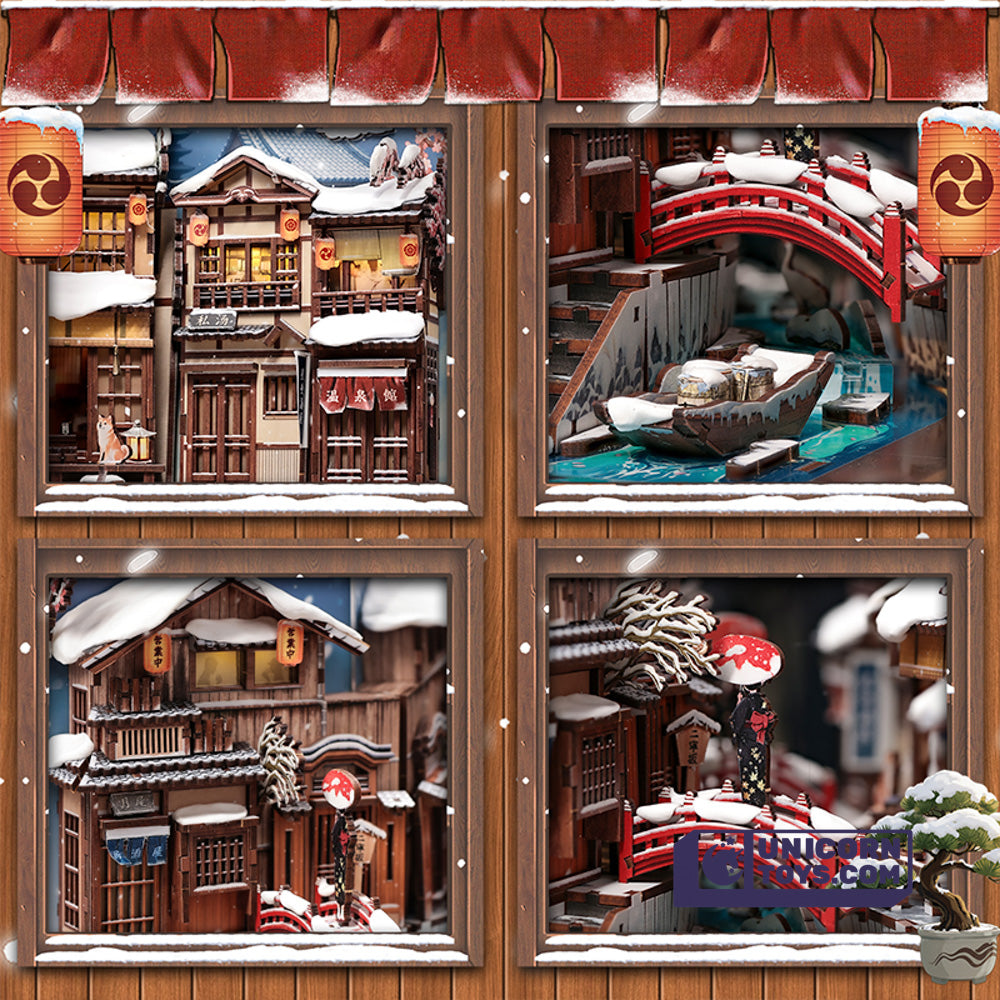 Kyoto Snow Whisper | CuteBee BJAA401 DIY Miniature Book Nook Kit
