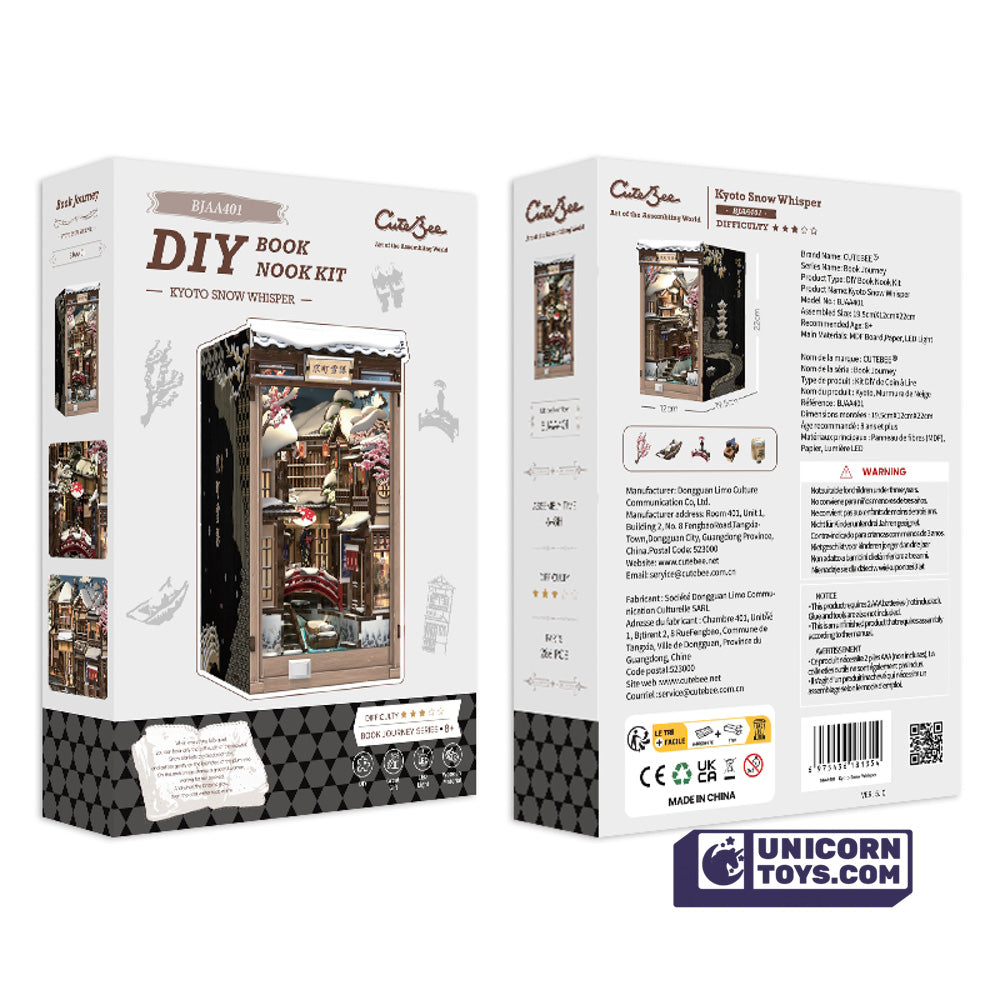 Kyoto Snow Whisper | CuteBee BJAA401 DIY Miniature Book Nook Kit