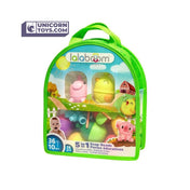 Lalaboom Farm Animal Educational Beads Bag BL231 | Evolving Educational Toys for Babies and Children