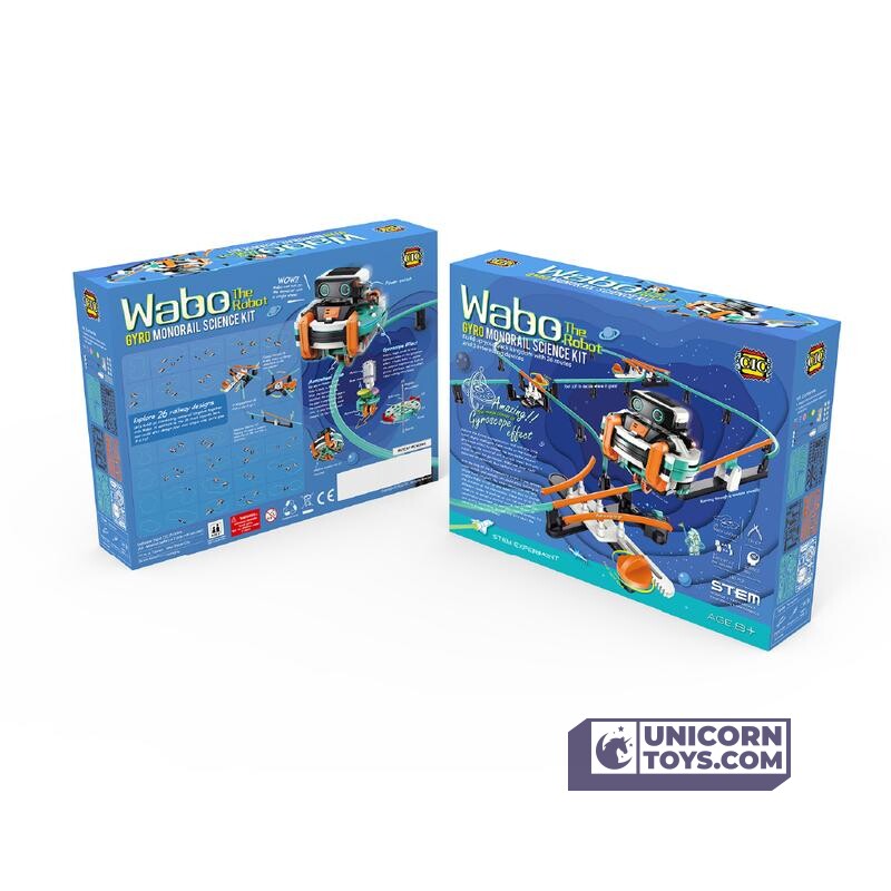 Wabo The Robot Monorail Race Track Science Kit Age 10+