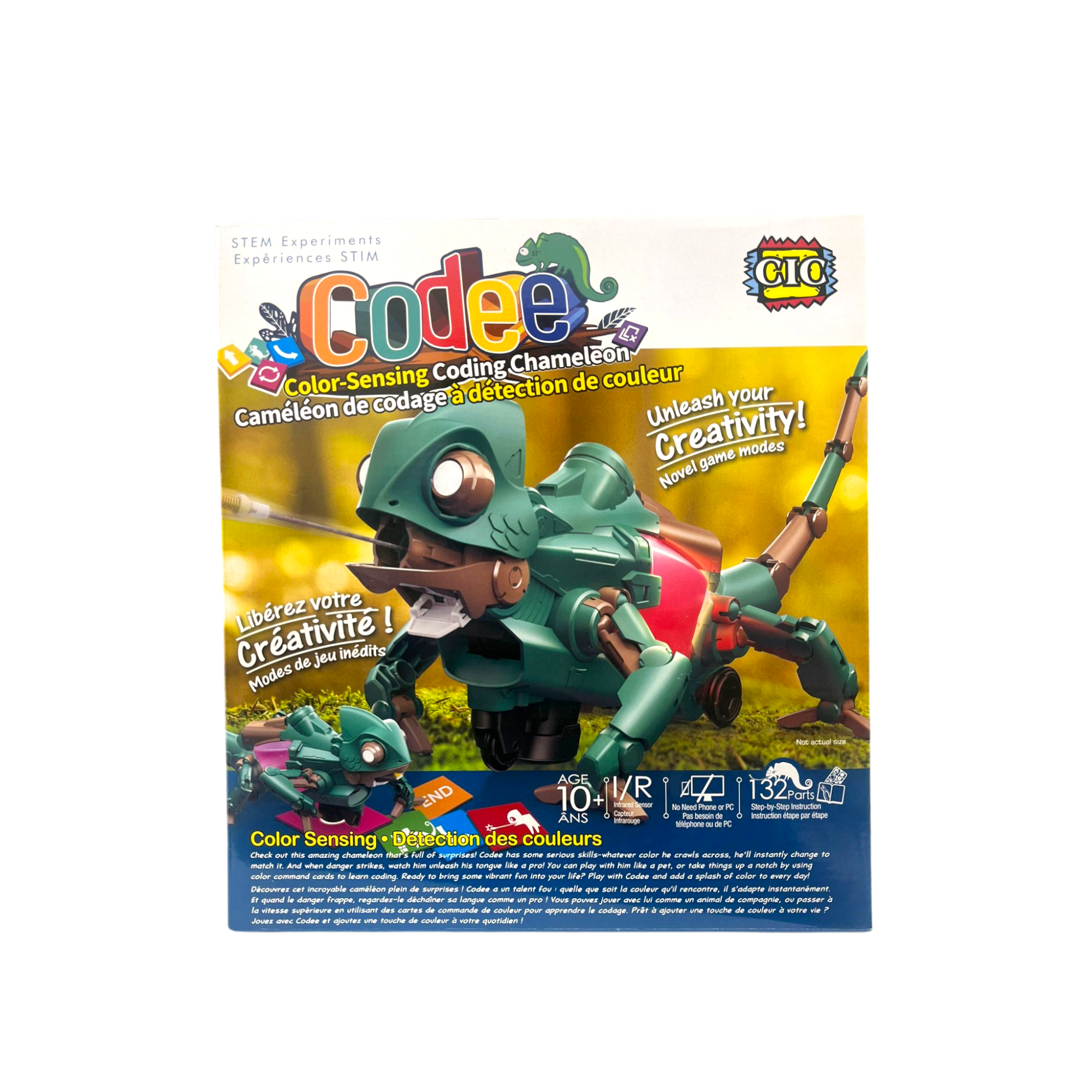 CODEE Color Sensing Coding Chameleon Toy Age 10+