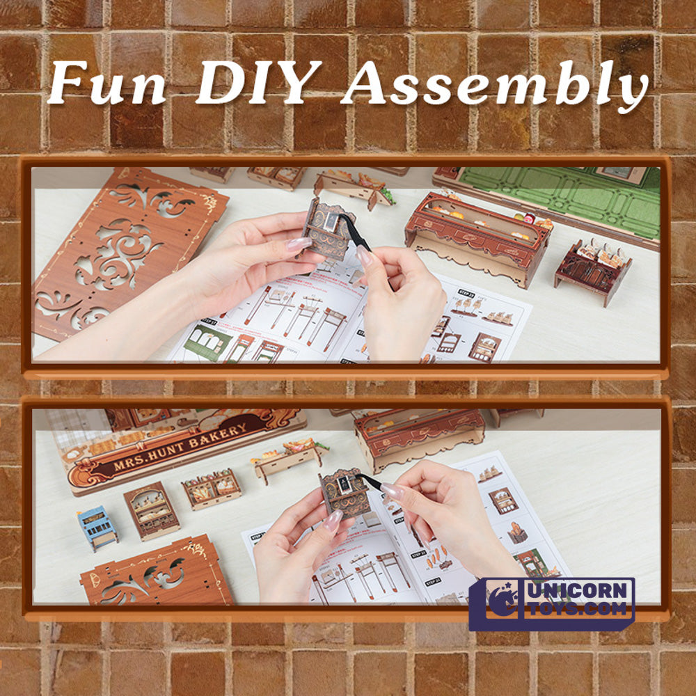 Mrs. Hunt Bakery | CuteBee CWGB401 DIY Miniature House Kit
