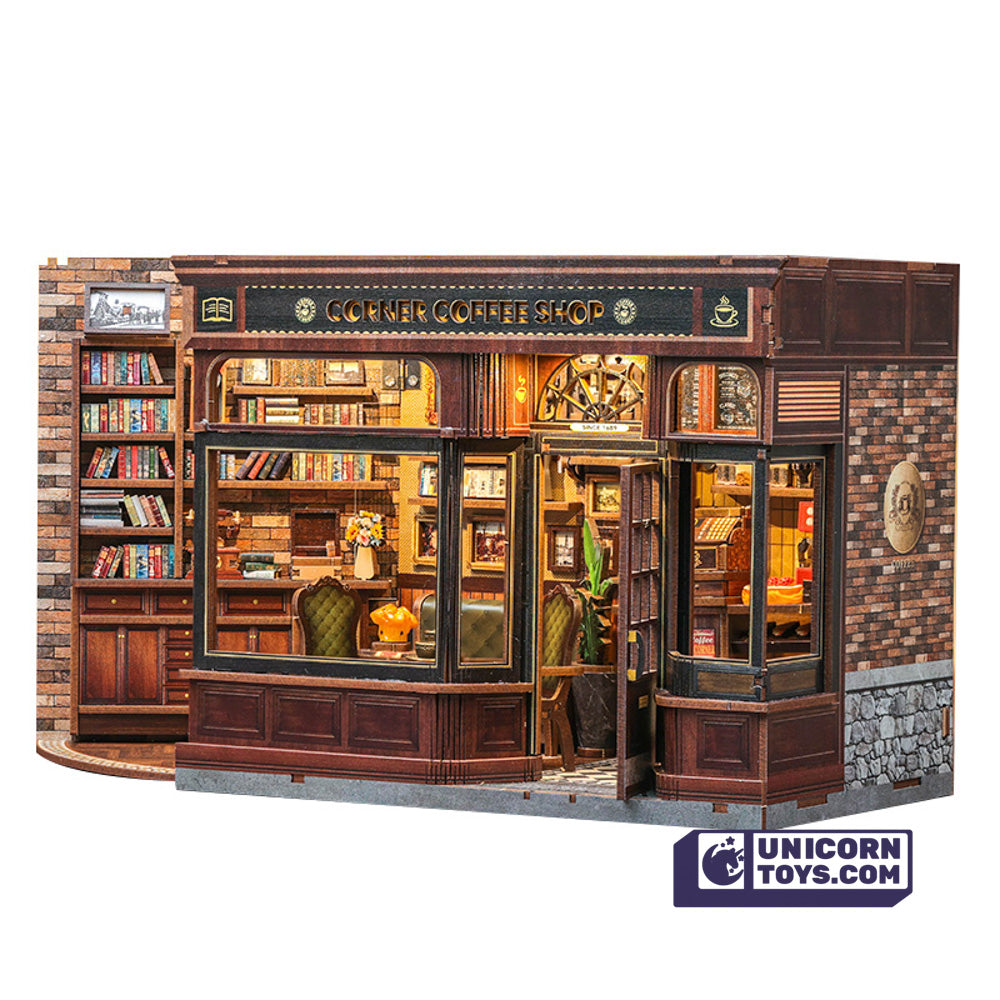 Corner Coffee Shop | CuteBee CWGB402 DIY Miniature House Kit