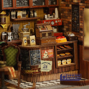 Corner Coffee Shop | CuteBee CWGB402 DIY Miniature House Kit
