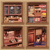 Corner Coffee Shop | CuteBee CWGB402 DIY Miniature House Kit