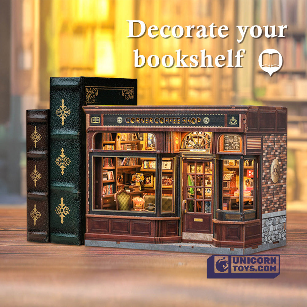 Corner Coffee Shop | CuteBee CWGB402 DIY Miniature House Kit
