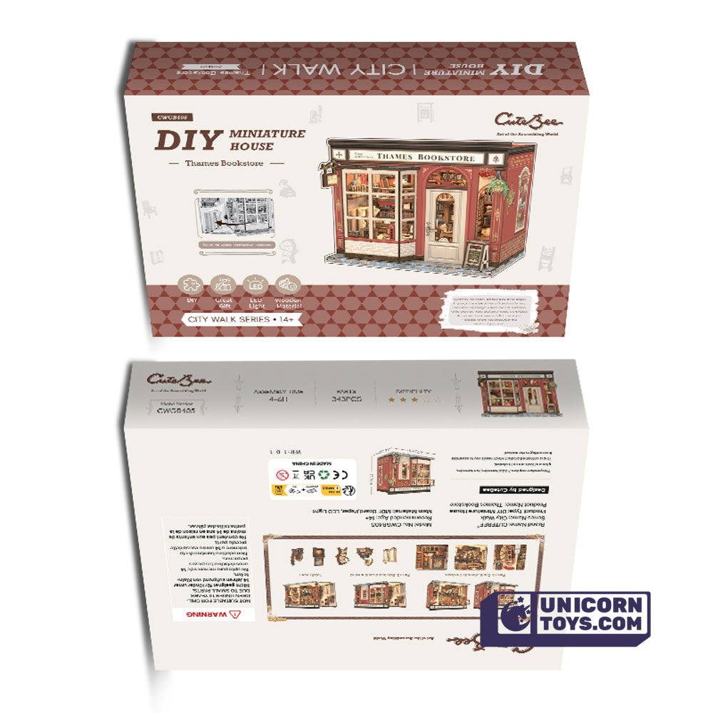 Thames Bookstore | CuteBee CWGB405 DIY Miniature House Kit