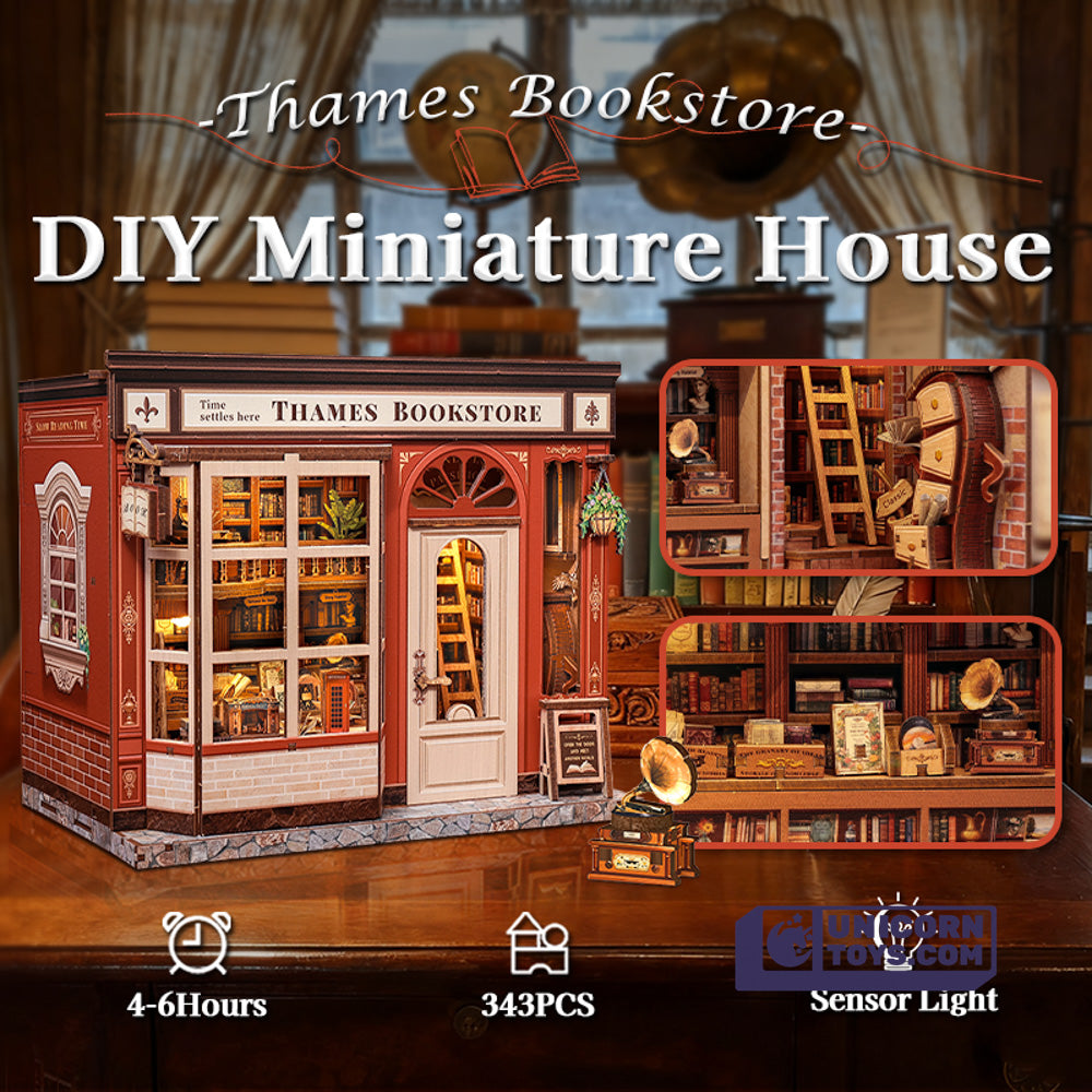 Thames Bookstore | CuteBee CWGB405 DIY Miniature House Kit