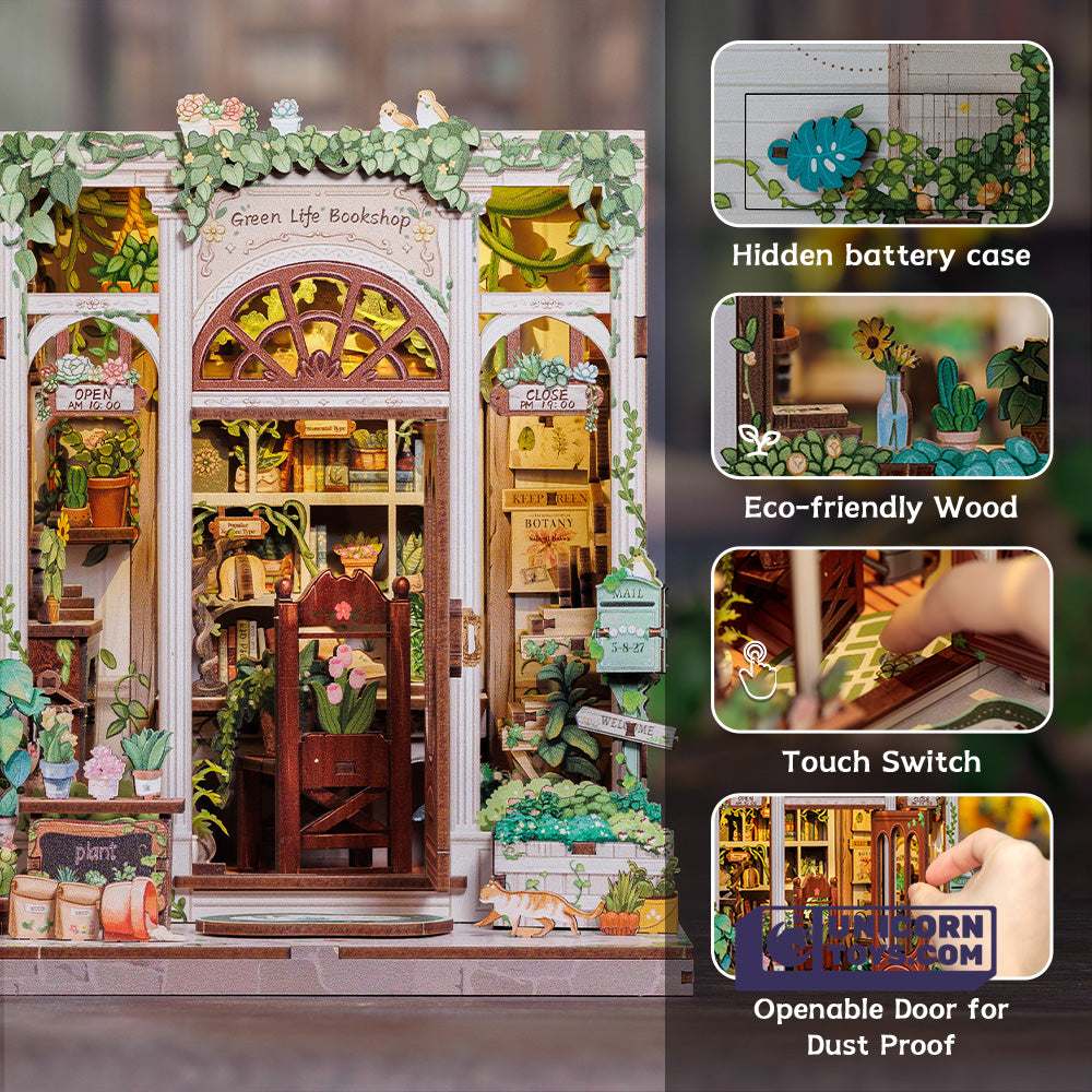 Green Life Bookshop | CuteBee CWGC203 DIY Miniature House Kit