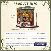 Gallery Bookstore | CuteBee CWGC214 DIY Miniature House Kit