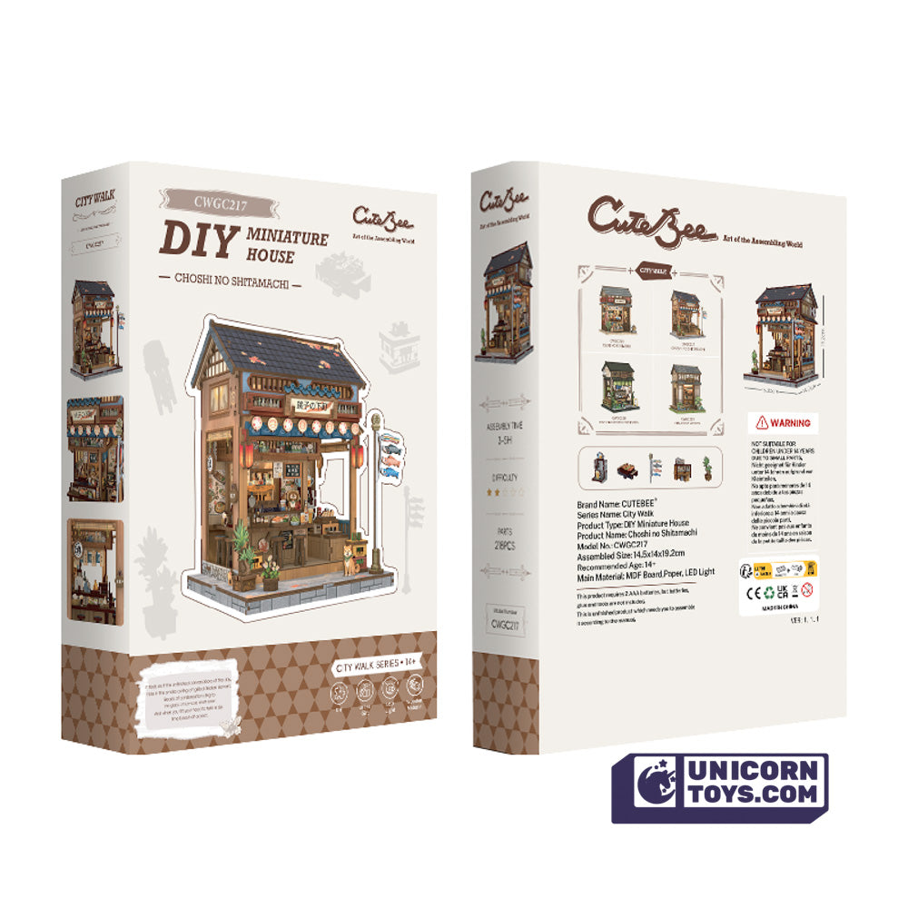 Choshi no Shitamachi | CuteBee CWGC217 DIY Miniature House Kit