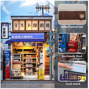 Beika-cho Convenience Store | CuteBee CWGC222 DIY Miniature House Kit