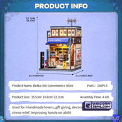 Beika-cho Convenience Store | CuteBee CWGC222 DIY Miniature House Kit