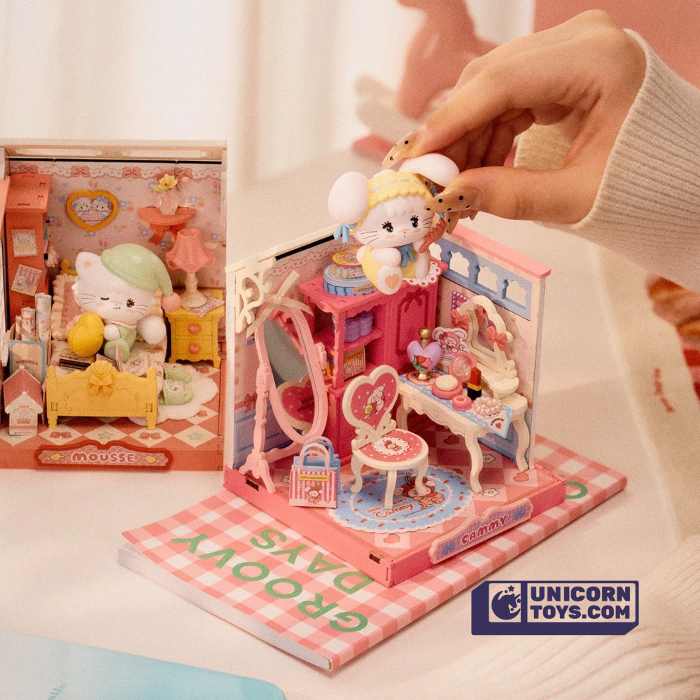 Mousse's Sweet Night | Robotime DA006 DIY Dollhouse Miniatures Kit