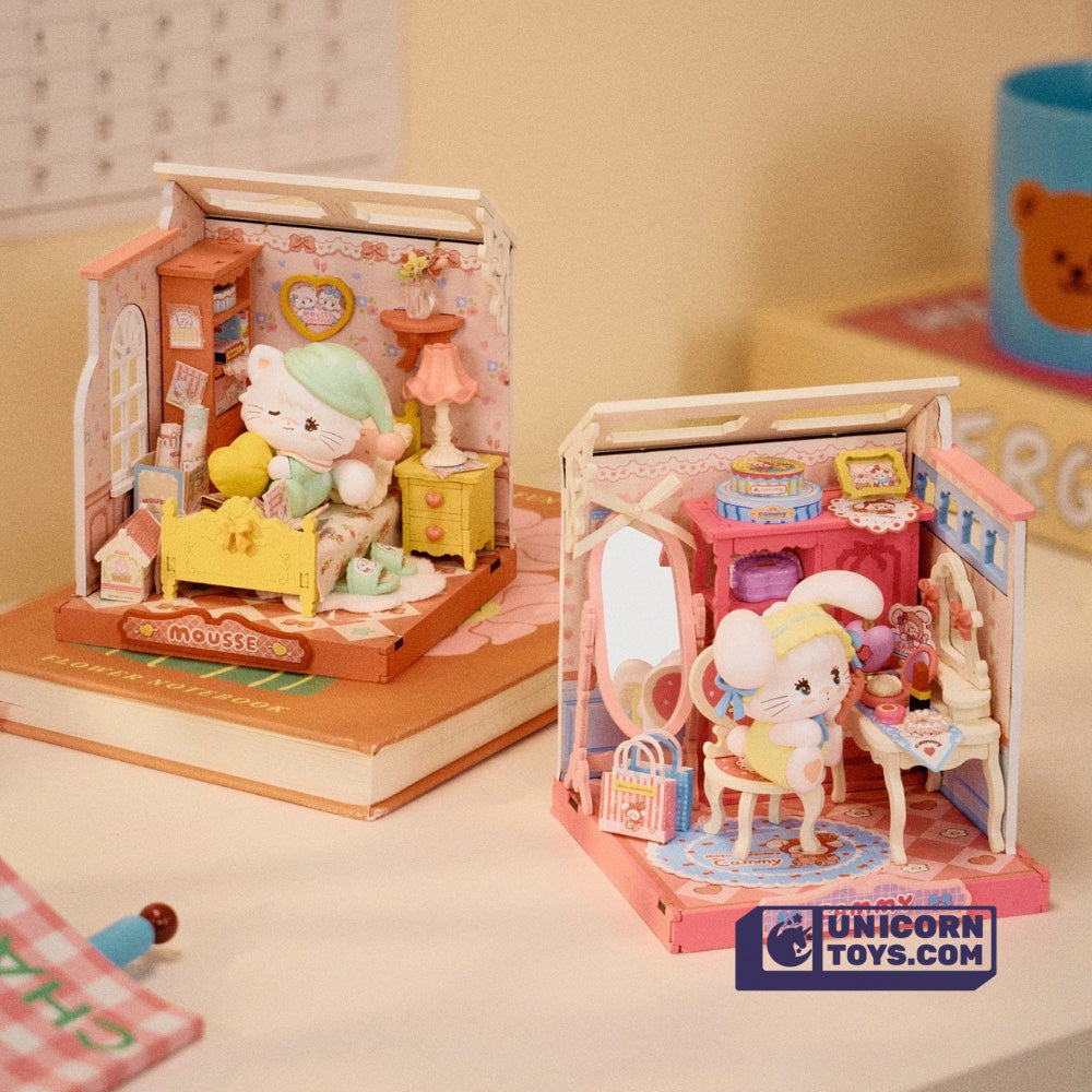 Mousse's Sweet Night | Robotime DA006 DIY Dollhouse Miniatures Kit