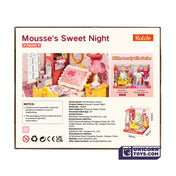 Mousse's Sweet Night | Robotime DA006 DIY Dollhouse Miniatures Kit