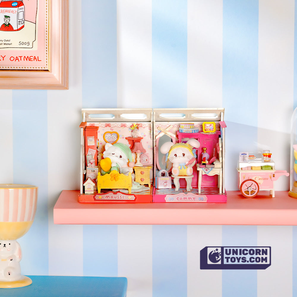 Mousse's Sweet Night | Robotime DA006 DIY Dollhouse Miniatures Kit