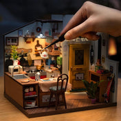 Cozy Kitchen | Robotime DG159 DIY Dollhouse Miniatures Kit