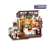 Slow Life Café | Robotime DG162 DIY Dollhouse Miniatures Kit
