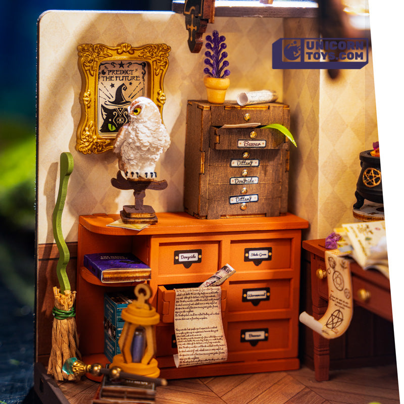The Magic Study | Robotime DG166 DIY Dollhouse Miniatures Kit