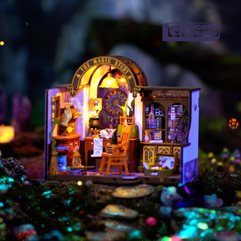The Magic Study | Robotime DG166 DIY Dollhouse Miniatures Kit