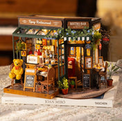 Tipsy Restaurant | Robotime DG167 DIY Dollhouse Miniatures Kit