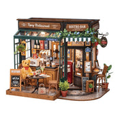 Tipsy Restaurant | Robotime DG167 DIY Dollhouse Miniatures Kit