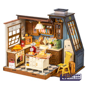 Baking Kitchen | Robotime DG172 DIY Dollhouse Miniatures Kit