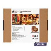 Cheers Bar & Dining | Robotime DG173 DIY Dollhouse Miniatures Kit