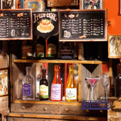 Cheers Bar & Dining | Robotime DG173 DIY Dollhouse Miniatures Kit