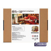 Catherine's Living Room | Robotime DG175 DIY Dollhouse Miniatures Kit