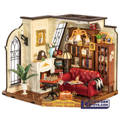 Catherine's Living Room | Robotime DG175 DIY Dollhouse Miniatures Kit