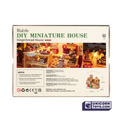 Gingerbread House | Robotime DG176 DIY Dollhouse Miniatures Kit