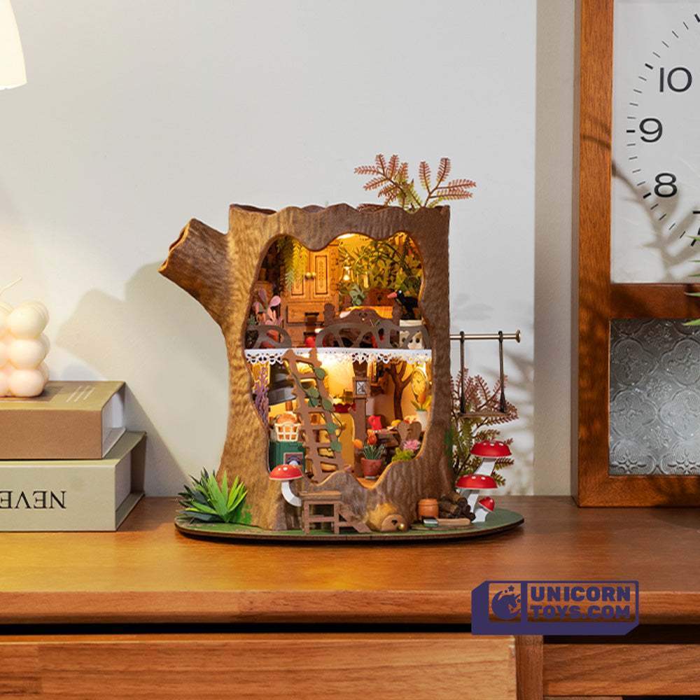 Fairytale Tree House  | Robotime DG179 DIY Dollhouse Miniatures Kit